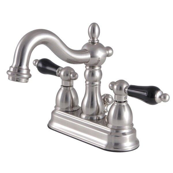 4" Centerset Bathroom Faucet, Brushed Nickel
